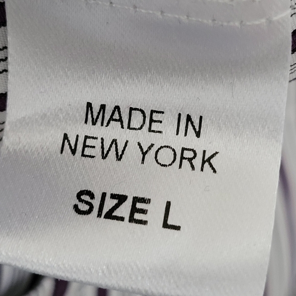 Revolve Petersyn Lara Stripe One Shoulder Blouse Size Large - Picture 10 of 10